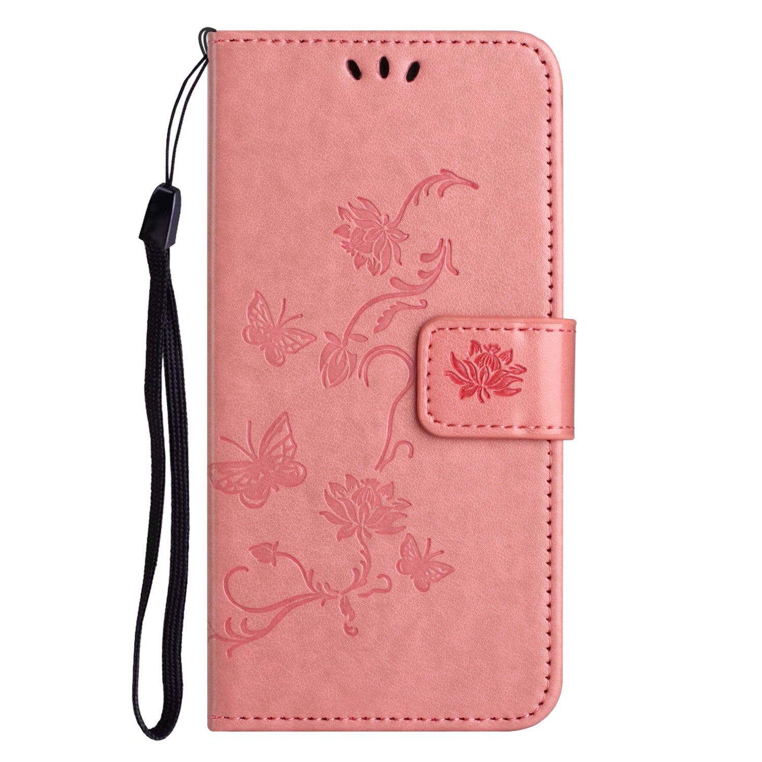 Til Samsung Galaxy A25 5G Ridsesikkert PU-læder Sommerfugleblomst præget pung Telefon Etui Stand Cover Til Samsung Galaxy A25 5G Ridsesikkert PU-læder Sommerfugleblomst præget pung Telefon Etui Stand Cover